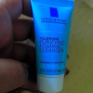 NWT La Roche-Posay Toleriane Purifying Foaming Face Wash 15 mL